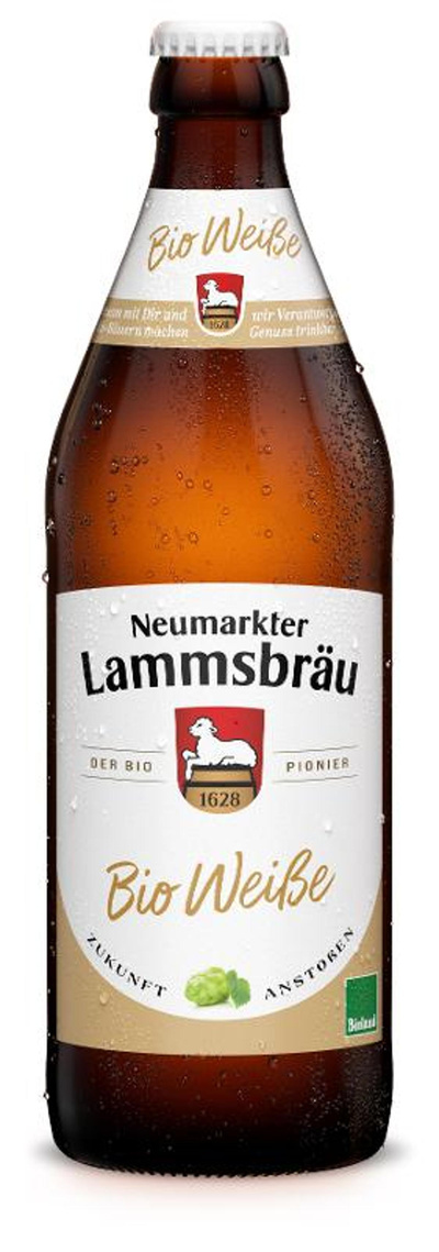 Produktfoto zu Lammsbräu Weiße 10 x 0,5l