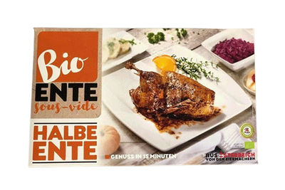 Produktfoto zu Sous-Vide halbe Ente gegart und gewürzt ca. 900g