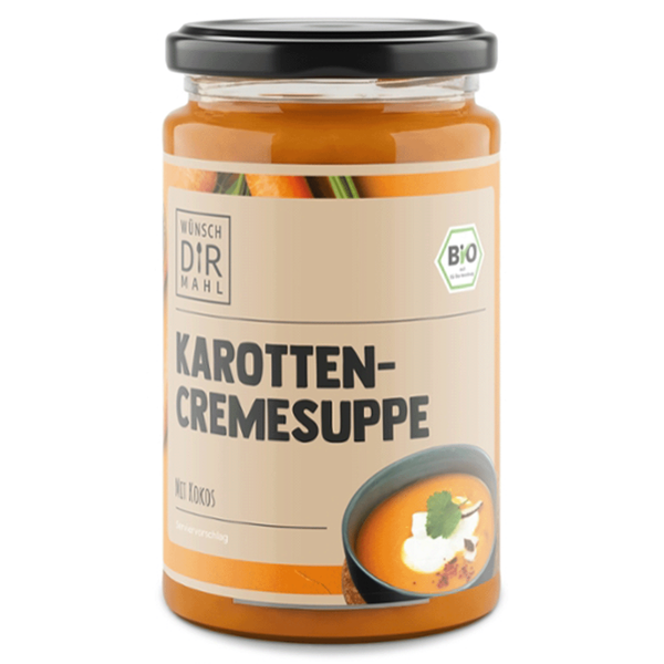 Produktfoto zu Karottencremesuppe mit Kokos 380g