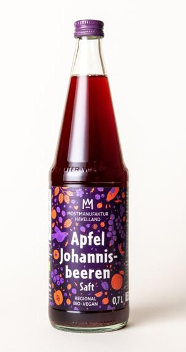 Produktfoto zu Apfel Johannisbeeren Saft 6 x 0,7l