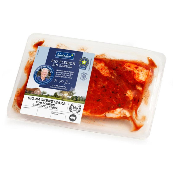 Produktfoto zu Nackensteak vom Schwein gewürzt ca. 300g