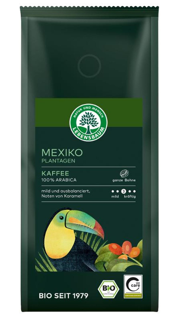 Produktfoto zu Mexiko Plantagen Kaffee Bohnen 250g