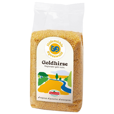 Produktfoto zu Goldhirse Höfemühle Spreewald 500g
