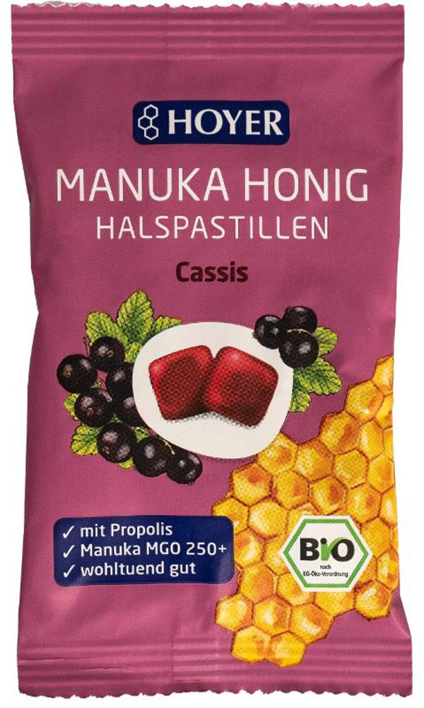 Produktfoto zu Manukapastillen Cassis 30g