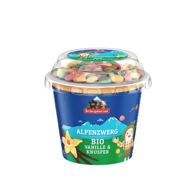 Produktfoto zu Alpenzwerg Vanillejoghurt mit Smarties 137g