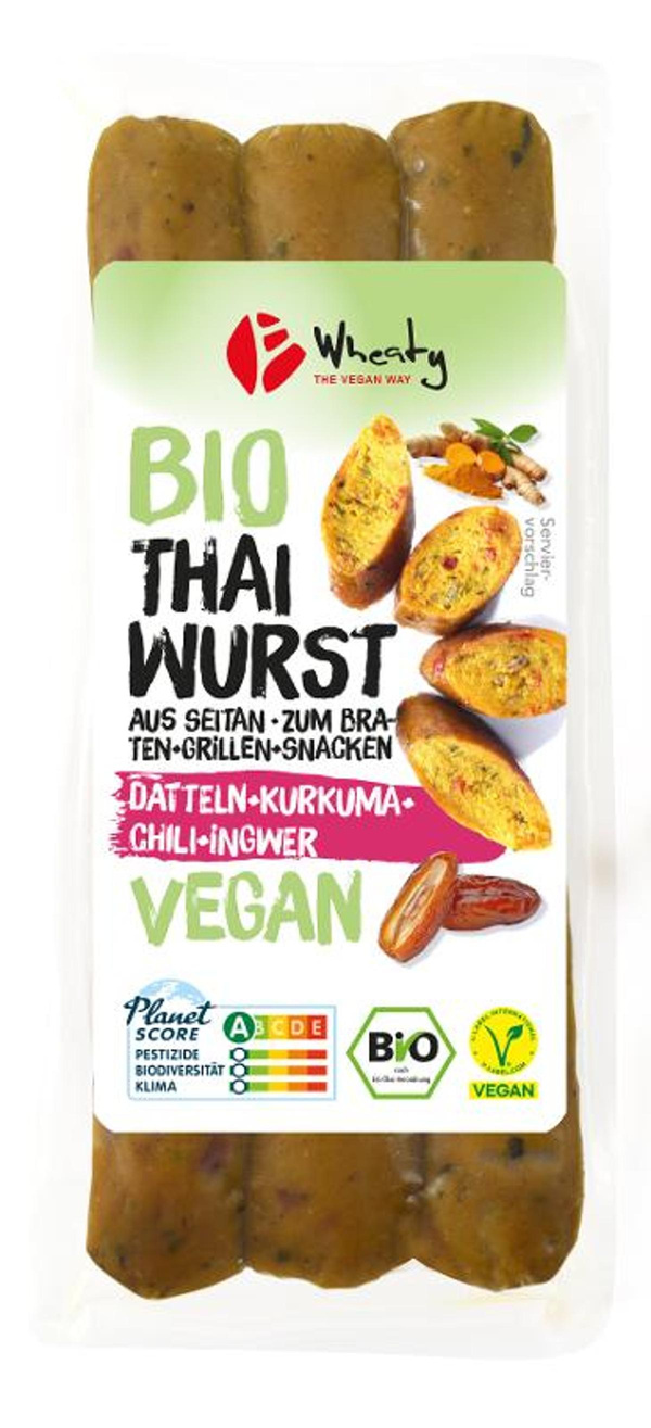 Produktfoto zu Vegane Thaiwurst 120g