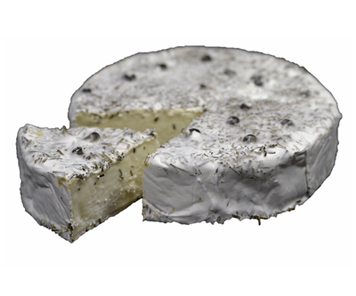 Produktfoto zu Schafsweichkäse mit Rosmarin und Wacholderbeeren