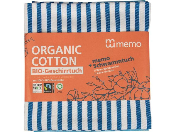Produktfoto zu Geschirrtuch und Schwammtuch