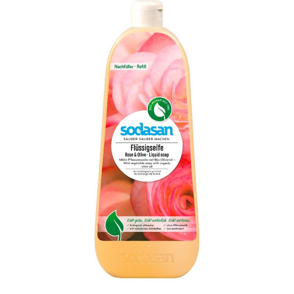 Produktfoto zu Nachfüller Flüssigseife Rose Olive 1l