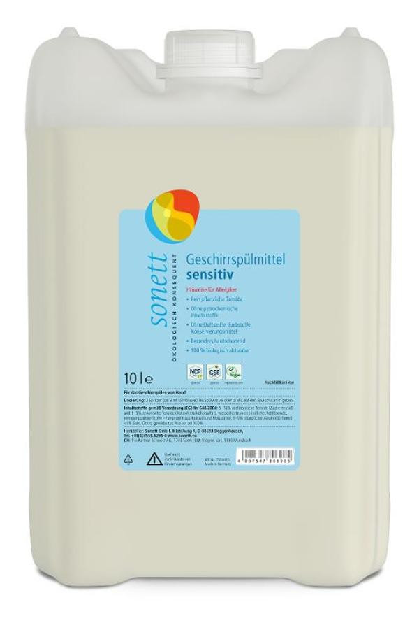 Produktfoto zu Geschirrspülmittel Sensitive 10l