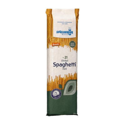 Produktfoto zu Dinkel Spaghetti hell 500g