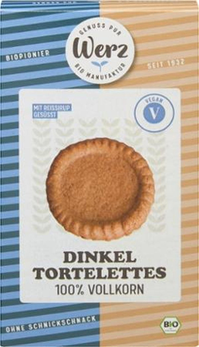 Produktfoto zu Tortelettes Dinkel Vollkorn 115g