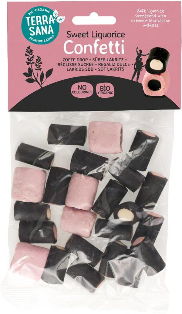 Produktfoto zu Süße Lakritz Confetti 100g