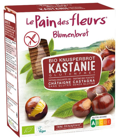 Produktfoto zu Blumenbrot Kastanie gf 150g