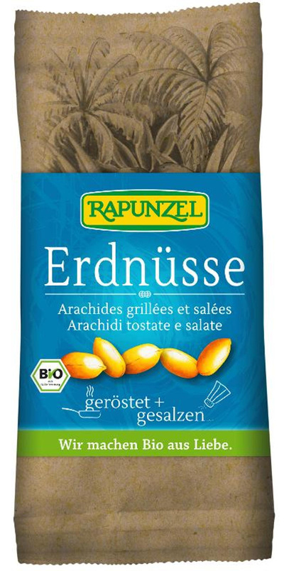 Produktfoto zu Erdnüsse geröstet & gesalzen 75g