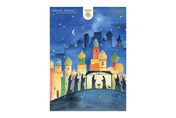 Produktfoto zu Adventskalender Vollmilch 75g