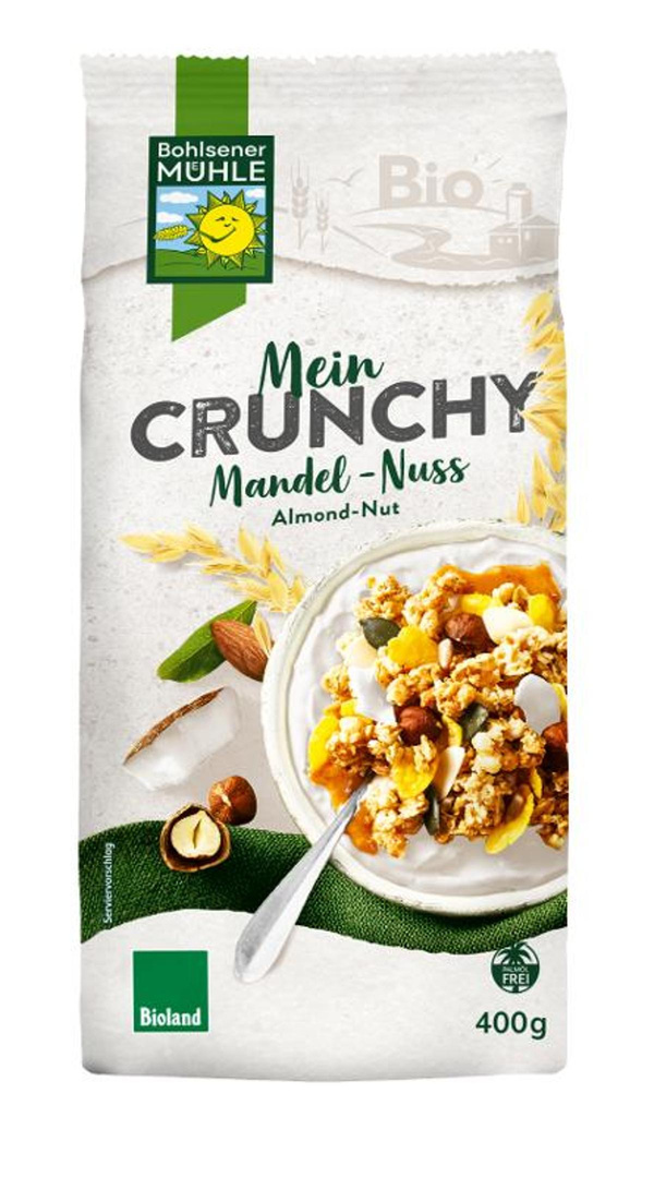 Produktfoto zu Mein Crunchy Mandel Nuss 400g