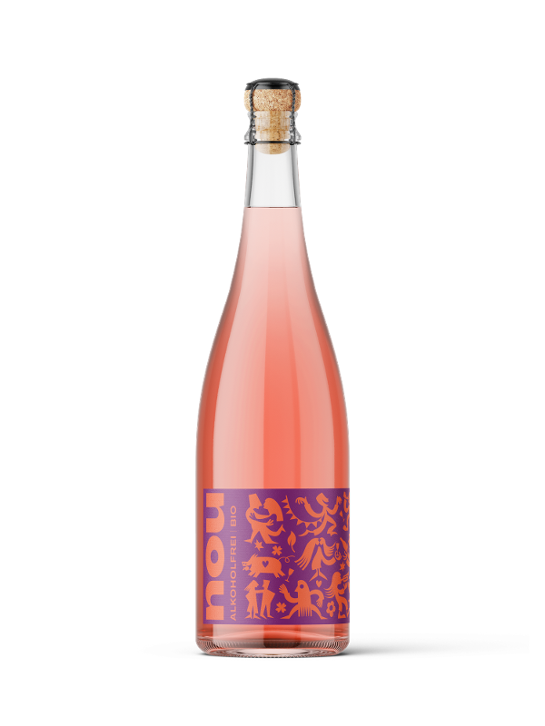 Produktfoto zu NOU rosé, alkoholfreier Fruchtsecco 0,75l