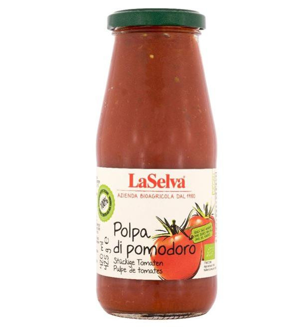 Produktfoto zu Polpa di pomodoro, stückige Tomaten 425g