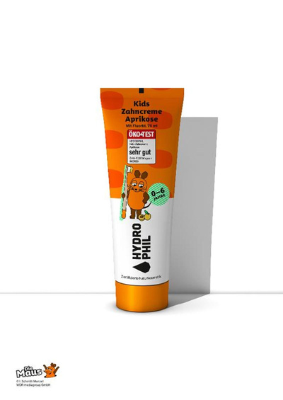 Produktfoto zu Kids Zahncreme Maus mit Aprikosengeschmack 125g