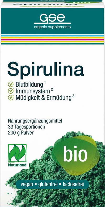 Produktfoto zu Spirulina 200g Pulver