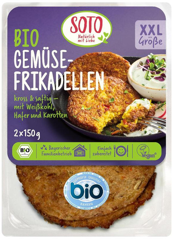 Produktfoto zu Gemüsefrikadellen 300g