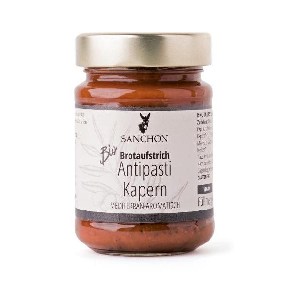 Produktfoto zu Brotaufstrich Antipasti Kapern 190g