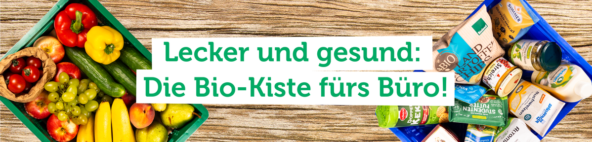 Ein Kind mit Gemüse und Daumen hoch. Text: "Freunde einladen, Vorteile sichern!"