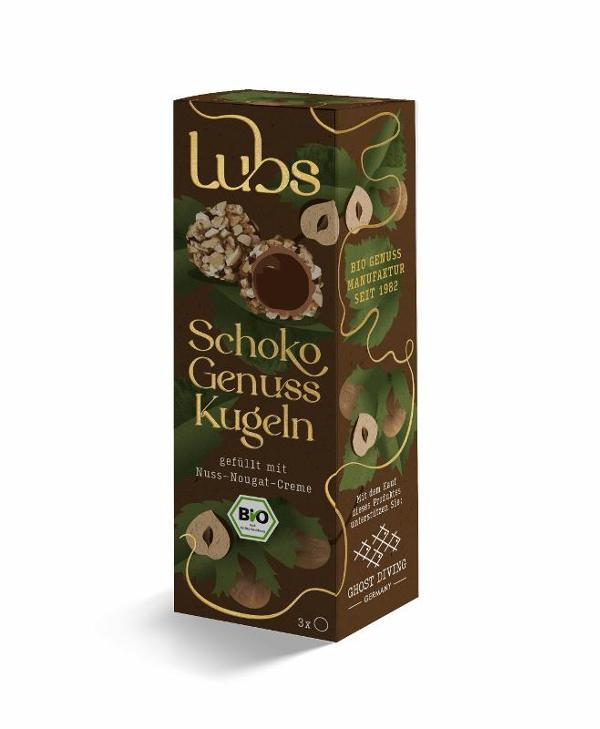 Produktfoto zu Schoko Genuss Kugeln mit Nuss Nougat Creme 45g