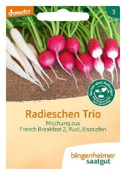 Produktfoto zu Saatgut Radieschen Trio