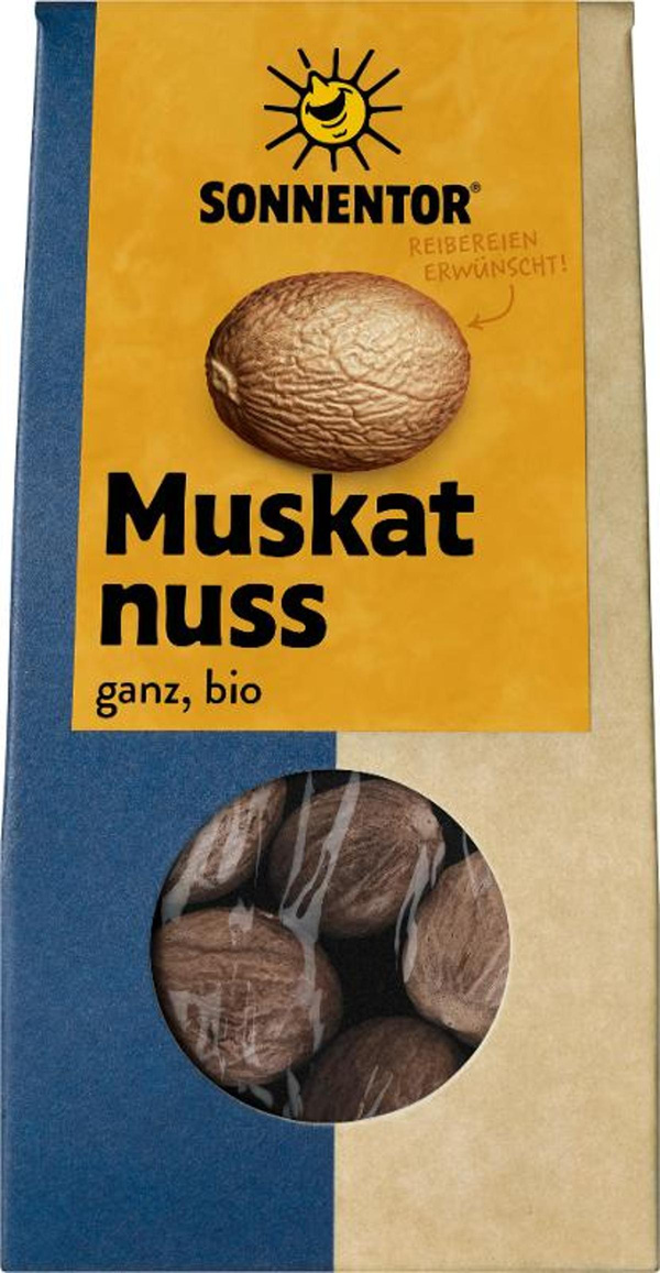 Produktfoto zu Muskatnüsse ganz 25g
