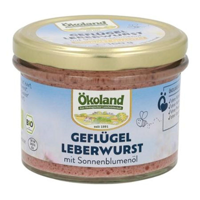 Produktfoto zu Gourmet Geflügel Leberwurst 160g