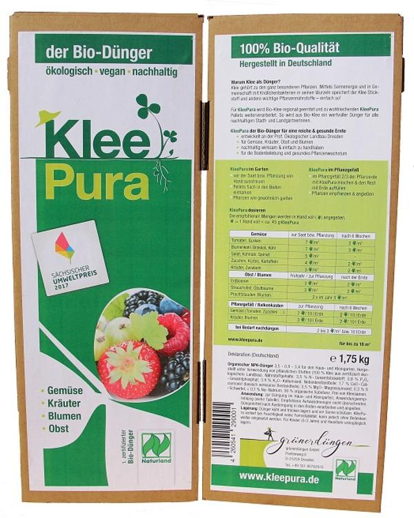 Produktfoto zu KleePura Bio-Dünger 1,75kg