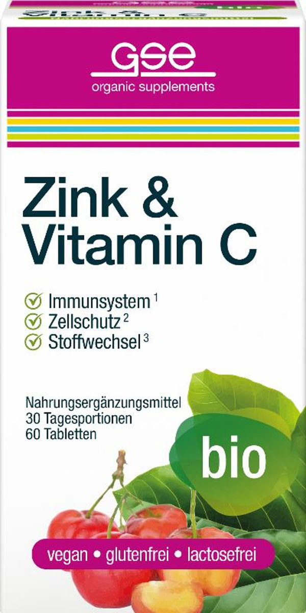 Produktfoto zu Zink und Vitamin C Complex 60 Tbl