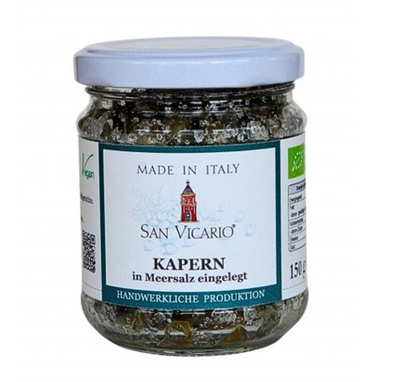 Produktfoto zu Kapern in apulischem Meersalz 150g