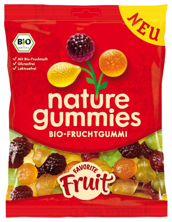 Produktfoto zu Nature Gummies Favorite Fruit 120g