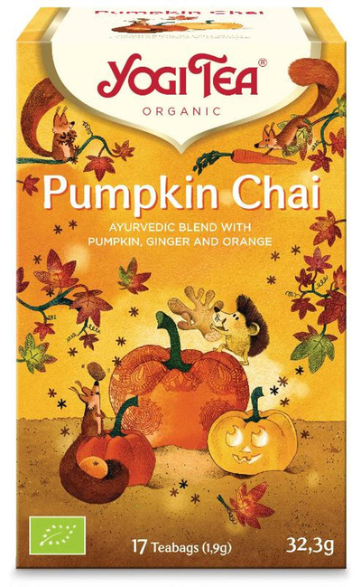 Produktfoto zu Yogi Pumpkin Chai 17x1,9g