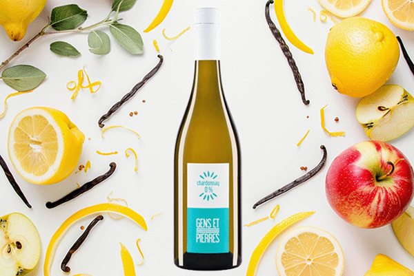 Produktfoto zu Gens et Pierres Chardonnay alkoholfrei, Weingut Natoli - Montpeyroux 0,75l