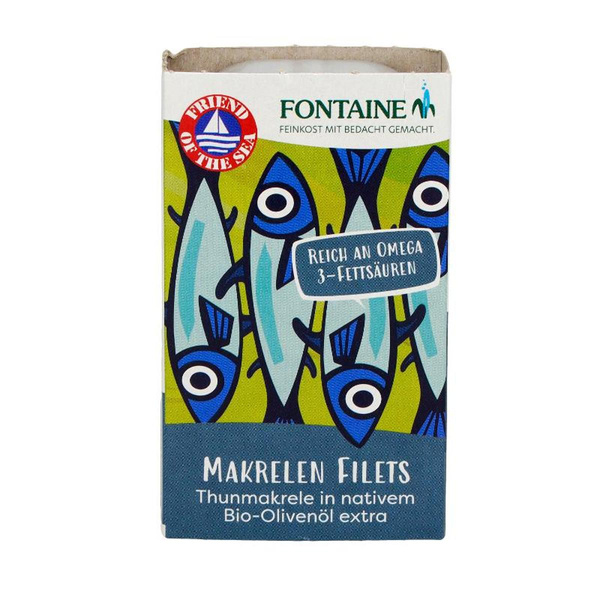 Produktfoto zu Makrelenfilet in Olivenöl FOS 120g