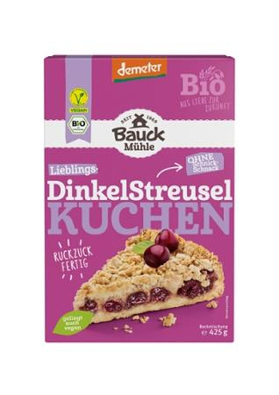 Produktfoto zu Dinkel Streusel Kuchen Backmischung 425g