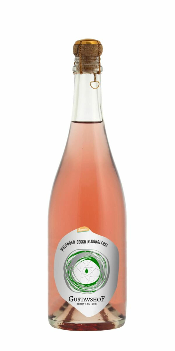 Produktfoto zu Holunder Secco alkoholfrei, Gustavshof 0,75l