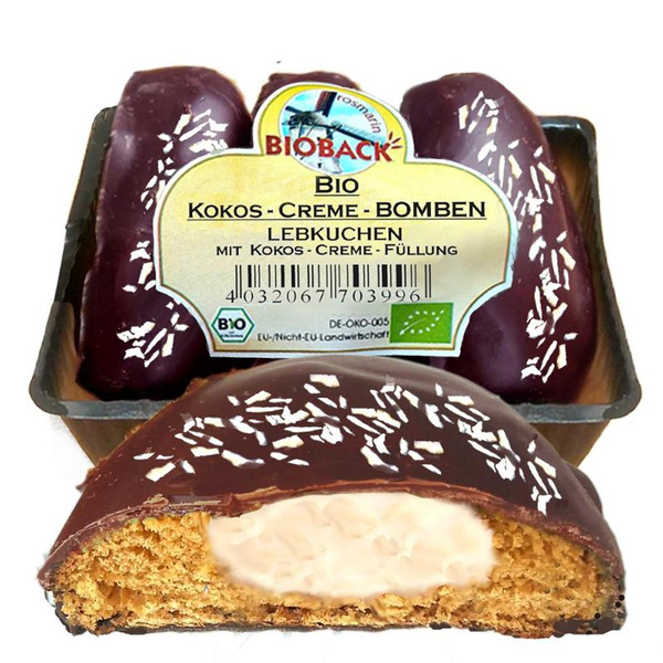 Produktfoto zu Lebkuchen Kokosnuss Creme Bomben 100g