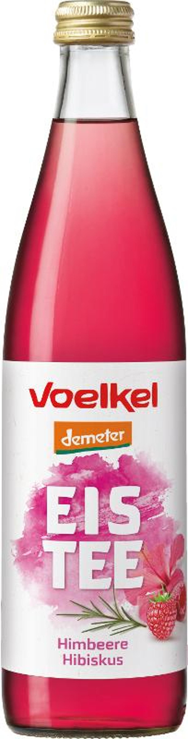 Produktfoto zu Fairer Eistee Himbeere Hibiskus 0,5l