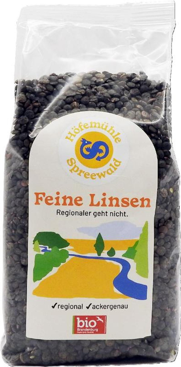 Produktfoto zu Feine Linsen Höfemühle Spreewald 500g