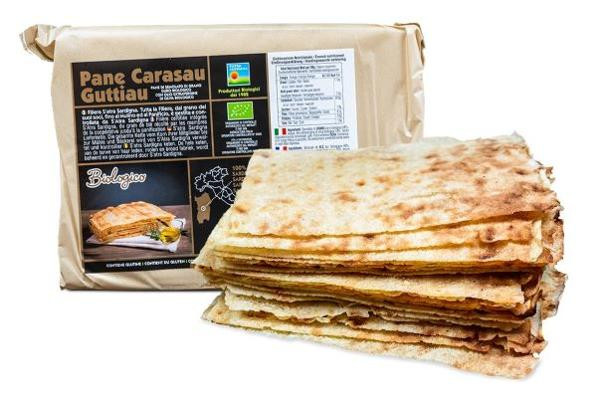 Produktfoto zu Sardisches Brot 'Pane Carasau' Guttiau 250g