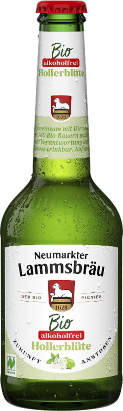 Produktfoto zu Lammsbräu Hollerblüte alkoholfrei 10 x 0,33l