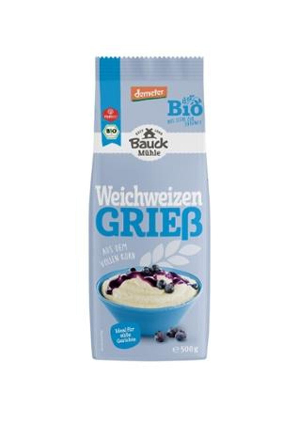 Produktfoto zu Weizengrieß Vollkorn 500g
