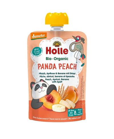 Produktfoto zu Pouchy Panda Peach - Quetschi 100g