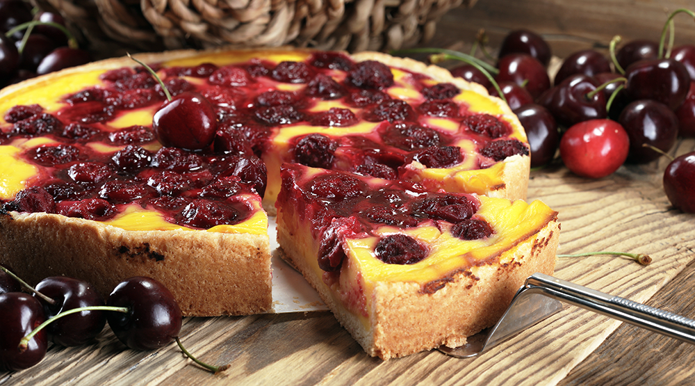 Rezeptbild für Kirsch-Käsekuchen