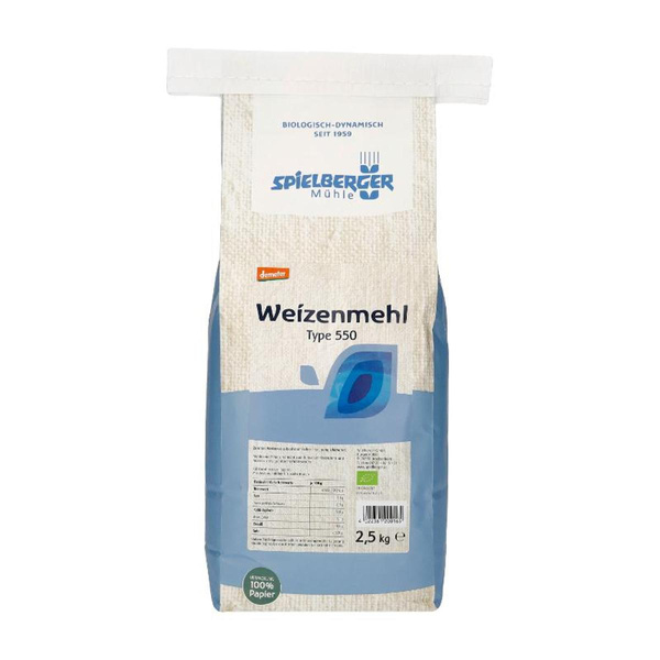 Produktfoto zu Weizenmehl 550 2,5kg